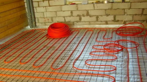 Warm Floors On The Loggia Electric Heating Mats Heating With Cable