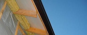What materials can be used for lining roof overhangs?