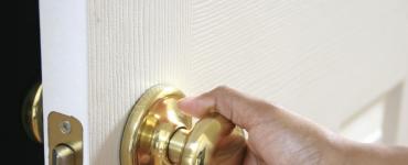 Installing a lock on an interior door