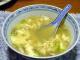 Curly soup with eggs: recipe with photos from childhood Soup with raw eggs