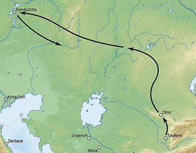 Ancient Rus' Campaigns against Mogolistan