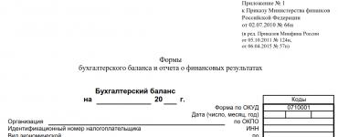Бухгалтерська звітність: бланки Бухгалтерський баланс форма 0710001 приклад заповнення