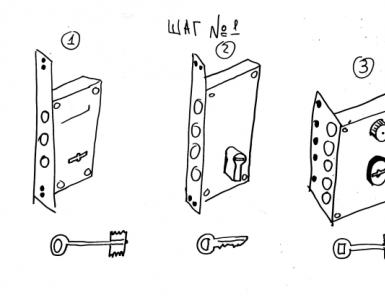 How to install a lock on a metal door: step-by-step instructions